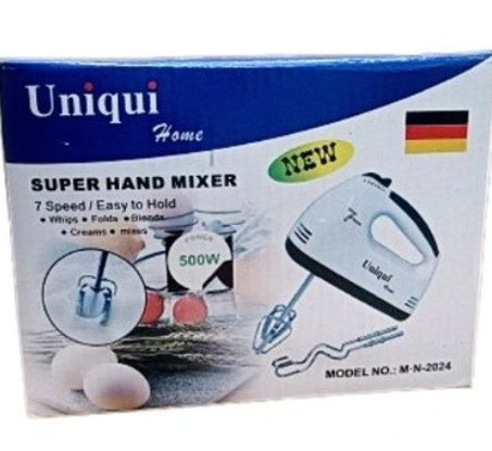 همزن دستی یونیک Uniqui مدل M-N-2024، 7 سرعته، 500 وات