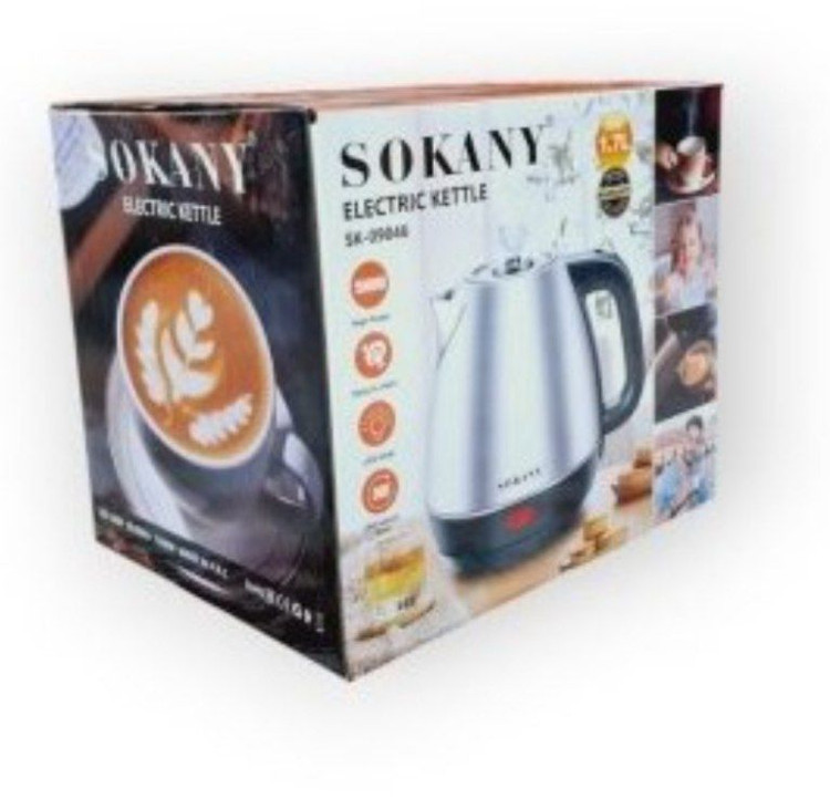 کتری برقی سوکانی ۱.۷ لیتری مدل SK-09046 بدنه استیل توان ۱۵۰۰ وات