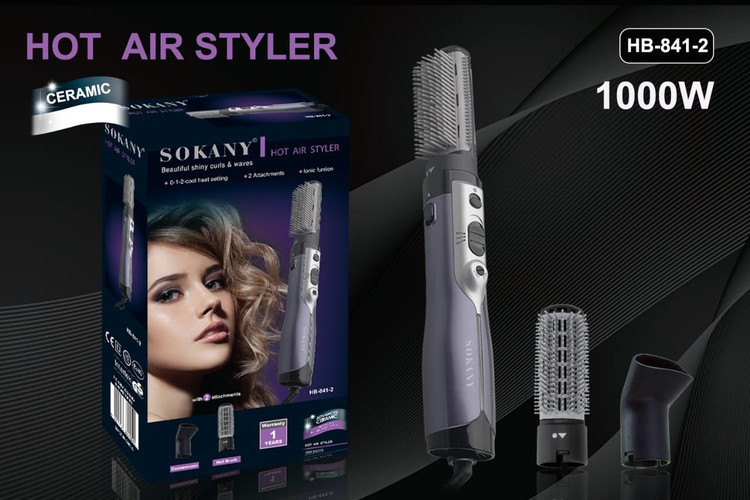 برس حرارتی سرامیکی سوکانی مدل HB-841-2 توان ۱۰۰۰ وات