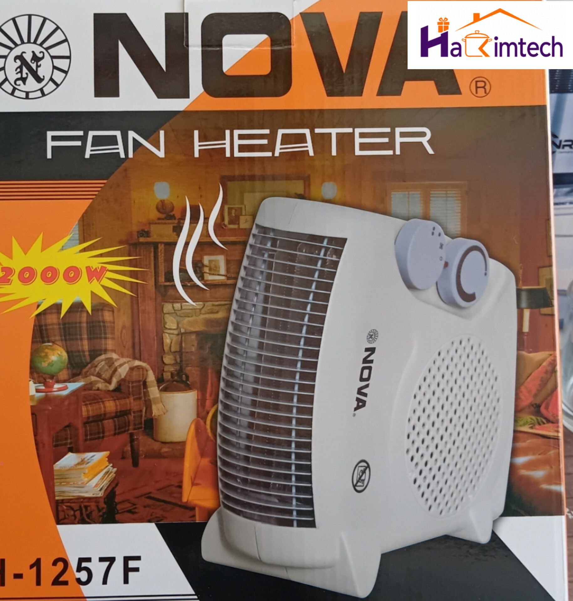 بخاری فن‌دار نوا مدل NH-1257F توان 2000 وات