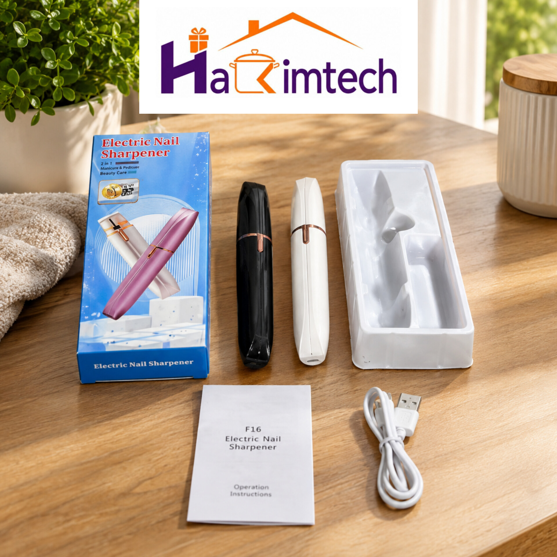 سوهان برقی ناخن مدل F16 قابل شارژ با کابل USB