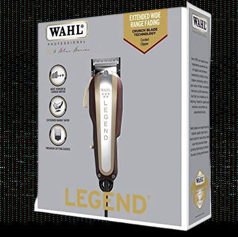 ماشین اصلاح موی حرفهای برقی WAHL Legend سری 5 استار با موتور قدرتمند و تکنولوژی Crunch Blade