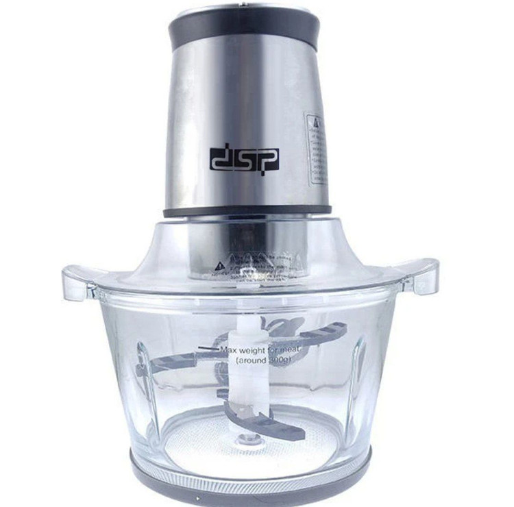 چرخگوشت و خردکن برقی DSP مدل KM4107 - ظرف شیشهای 3 لیتری 300 وات