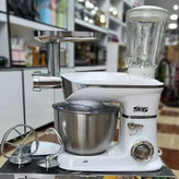 غذاساز ۳ کاره DSP مدل KM3031 با کاسه 6.5 لیتری، مخلوطکن شیشهای و چرخگوشت