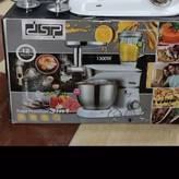 غذاساز ۳ کاره DSP مدل KM3031 با کاسه 6.5 لیتری، مخلوطکن شیشهای و چرخگوشت