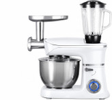 غذاساز ۳ کاره DSP مدل KM3031 با کاسه 6.5 لیتری، مخلوطکن شیشهای و چرخگوشت