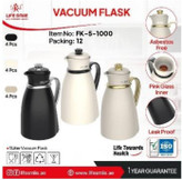 فلاسک چای و قهوه لایف اسمایل یک لیتری مدل FK-5-1000