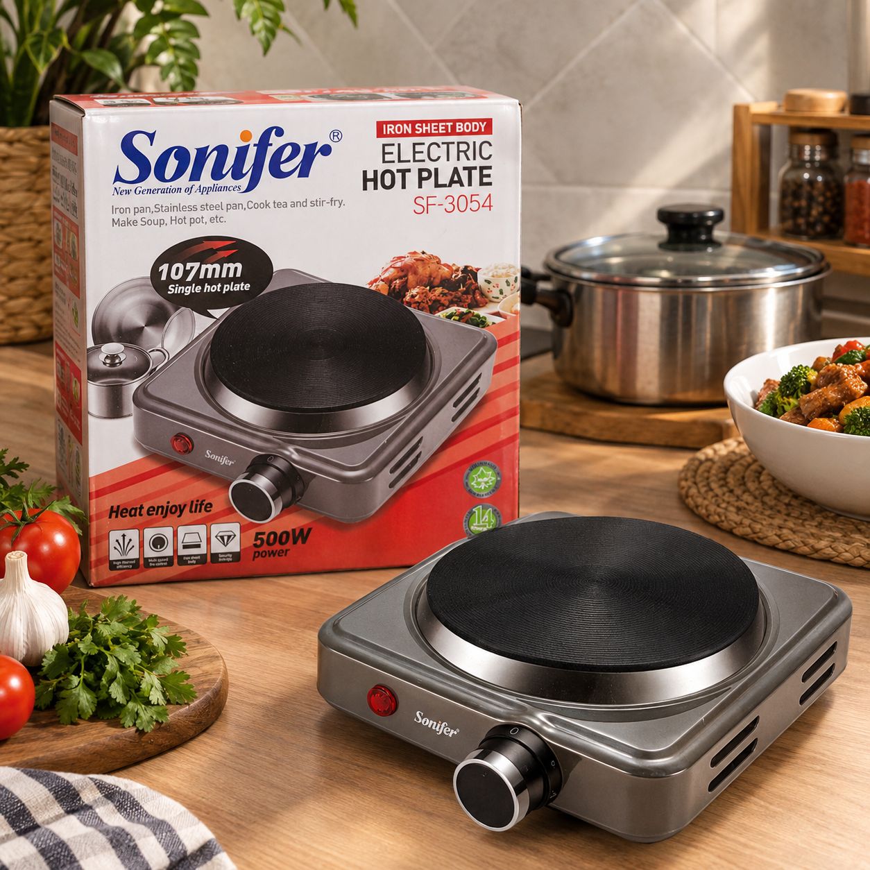 اجاق برقی تک شعله سونیفر SONIFER مدل SF-3054